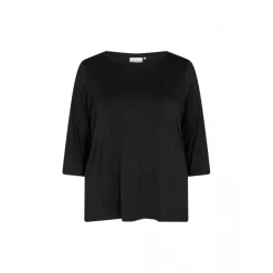 Wasabi WA-SABRINA 37 - Sort blød bluse W20305 Black fra Wasabiconcept