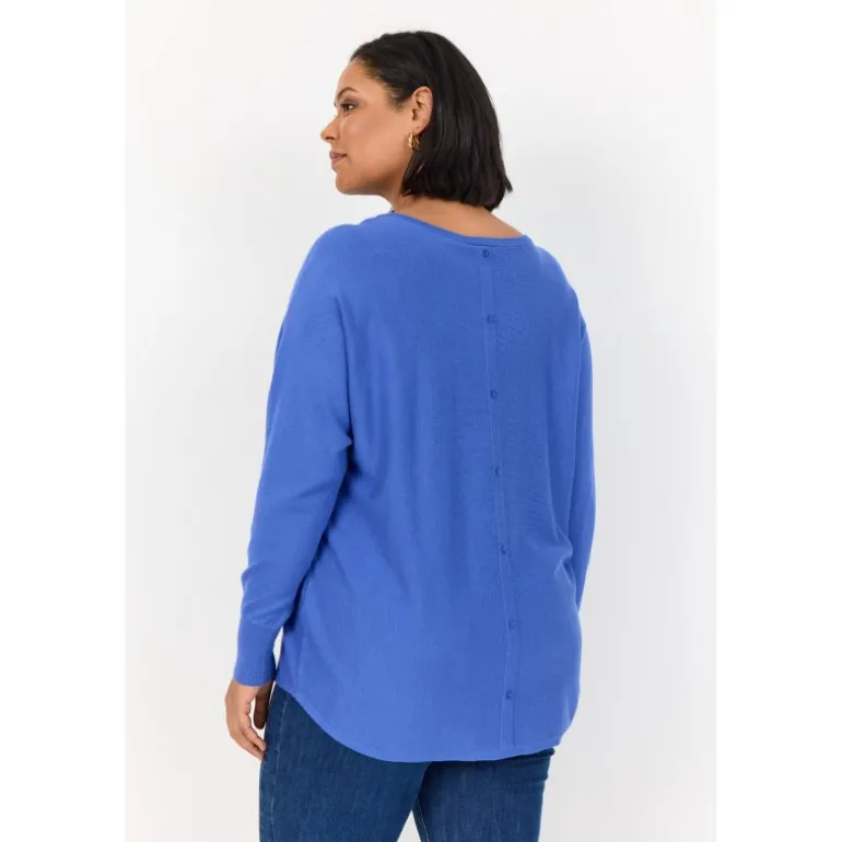 Wasabi WA-SAMANDA 1 - Blå strik med knapper i bag W30000 Amparo Blue fra Wasabiconcept