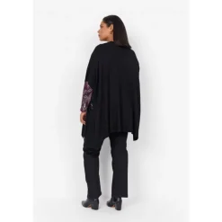 Wasabi WA-SAMANDA 17 - Sort poncho W30061 Black fra Wasabiconcept