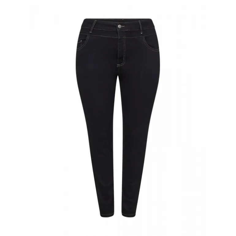Wasabi WA-SELMA 1 - Mørkeblå Jeans W10457 Blue Black Denim fra Wasabiconcept