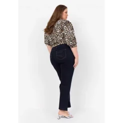 Wasabi WA-SELMA 2 - Mørkeblå Jeans W10458 Blue Black Denim fra Wasabiconcept