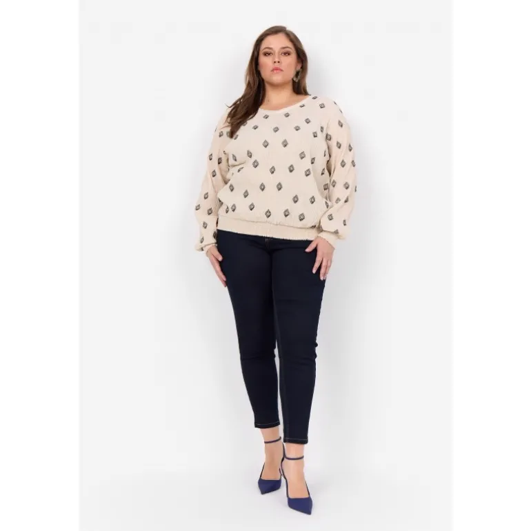 Wasabi WA-SELMA 1 - Mørkeblå Jeans W10457 Blue Black Denim fra Wasabiconcept