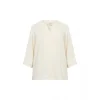 Wasabi WA-SIA 24 - Creme farvet bluse W10291 Cream fra Wasabiconcept