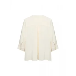 Wasabi WA-SIA 24 - Creme farvet bluse W10291 Cream fra Wasabiconcept