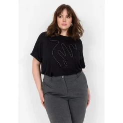 Wasabi WA-SIBELLE 9 - Sort t-shirt W20240 Black fra Wasabiconcept