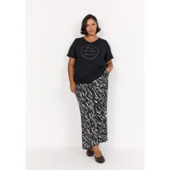 Wasabi WA-STELLA 7 - Sort t-shirt W20028 Black fra Wasabiconcept
