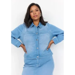 Wasabi WA-SUMMER 9 - Lyseblå denim jakke W10343 2015 Light Blue Denim fra Wasabiconcept