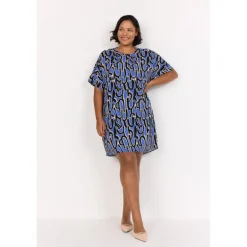 Wasabi WA-VALERA 4 - Blå printet tunika W10366 Amparo Blue Combi fra Wasabiconcept