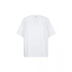 Wasabi WA-VERONA 2 - Hvid bomulds t-shirt W20307 White fra Wasabiconcept