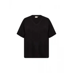 Wasabi WA-VERONA 2 - Sort bomulds t-shirt W20307 Black fra Wasabiconcept