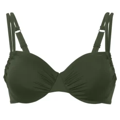 Wiki Adjustable Bikini Top - Grøn Bikini overdel 651-3466 Olive fra WIKI