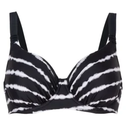 Wiki Full Cup bikini Top - Sort/Hvid bikini overdel 461-3467 Kreta fra WIKI