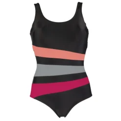 WIKI Swimsuit Bianca Classic+ - Sort badedragt W9515 Black/Coral fra WIKI