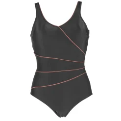 Wiki Swimsuit Daniella - Grå/Koral badedragt W9514 Graphite/Coral fra WIKI