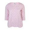 Zhenzi Alberta 627-T-shirt 3/4 - Lyserød t-shirt 200627 Cherry Blossom fra Zhenzi