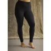 Zhenzi Bambou 793 Leggings - Sort lang bambus leggings 200793 Black fra Zhenzi