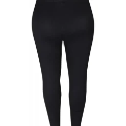 Zhenzi Bambou 793 Leggings - Sort lang bambus leggings 200793 Black fra Zhenzi