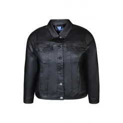 Zhenzi Ceri 511-Jacket L/S - Sort coated jakke 200511 Black fra Zhenzi