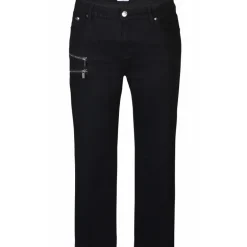 Zhenzi Curve2 03-Pants - Sorte jeans 200506 Black fra Zhenzi