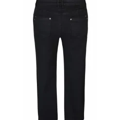 Zhenzi Curve2 03-Pants - Sorte jeans 200506 Black fra Zhenzi