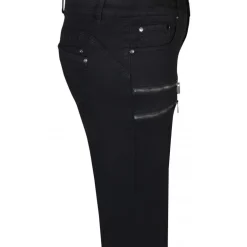 Zhenzi Curve2 03-Pants - Sorte jeans 200506 Black fra Zhenzi