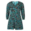 Zhenzi DANNA Dress - Grøn printet kjole 200049 Evergreen fra Zhenzi