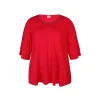 Zhenzi Debi 542 Tunic 3/4 - Rød tunika 200542 Tango Red fra Zhenzi