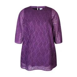 Zhenzi Dita 558-Tunic L/S - Lilla tunika 200558 Amethyst Purple fra Zhenzi