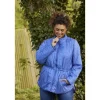 Zhenzi Elea 609-JAcket L/S - Blå vendbar dynejakke 200609 Cornflower Blue fra Zhenzi