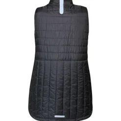 Zhenzi Elea 608-Waistcoat - Sort vatteret vendbar vest 200608 Black fra Zhenzi