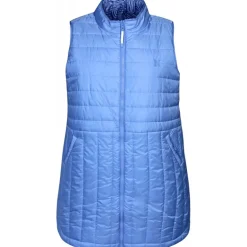 Zhenzi Elea 608-Waistcoat - Vatteret vendbar vest 200608 Cornflower Blue fra Zhenzi