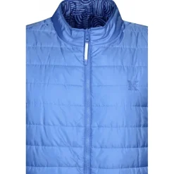 Zhenzi Elea 608-Waistcoat - Vatteret vendbar vest 200608 Cornflower Blue fra Zhenzi