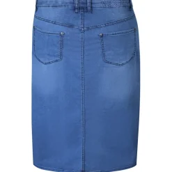 Zhenzi Fay 784-Skirt - Denim nederdel 200784 Scilla denim wash fra Zhenzi