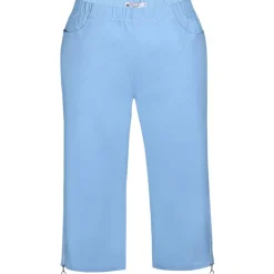 Zhenzi Jazzy pants - Bengaline lyseblå Buks 2102284 Powder Blue fra Zhenzi
