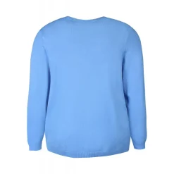 Zhenzi Kogle 410-Cardigan L/S - Lyseblå cardigan 200617 Cornflower Blue fra Zhenzi