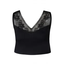 Zhenzi Paige 347 Bra Top - Sort top med blonde 200347 Black fra Zhenzi