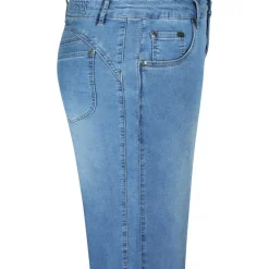 Zhenzi Salsa 110 Salsa Fit - Lys denim stumpebuks 200258 Calla Blue fra Zhenzi