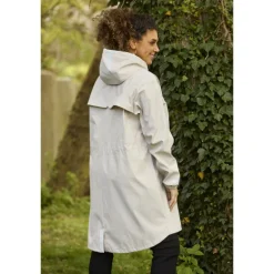 Zhenzi Tael 606-Jacket L/S - Sandfarvet regnjakke 200606 Chateau fra Zhenzi