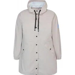 Zhenzi Tael 606-Jacket L/S - Sandfarvet regnjakke 200606 Chateau fra Zhenzi