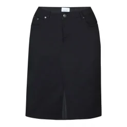 Zhenzi Vonda 602-skirt - Sort nederdel 200602 Black fra Zhenzi