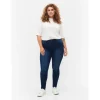 Zizzi Jeans, Long, Amy J10305L - Blå jeans Blue Denim fra Zizzi