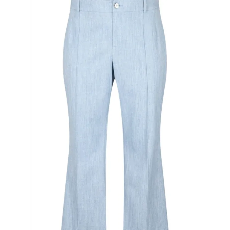 Zizzi MKOOPA SLIT PANT - Jakkesæts buks M90007B Infinity fra Zizzi