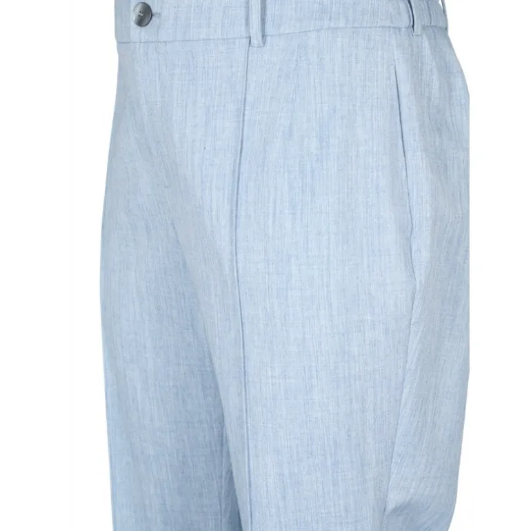 Zizzi MKOOPA SLIT PANT - Jakkesæts buks M90007B Infinity fra Zizzi