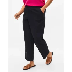 Zizzi VFLEX PANTS - Sort buks V00471J Black fra Zizzi